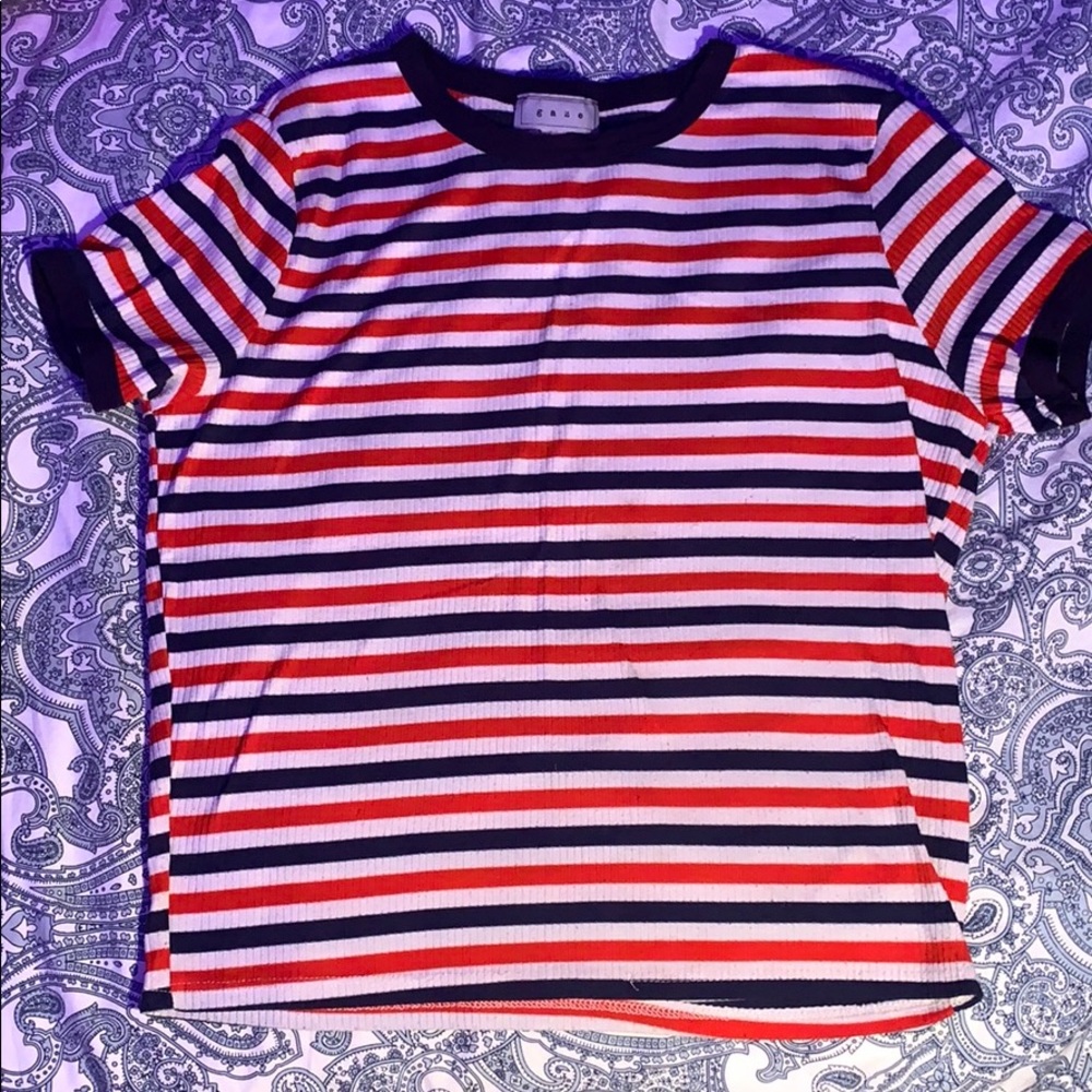 Horizontal stripes t-shirt